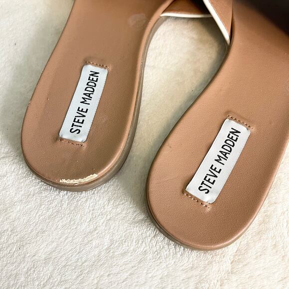 Steve Madden Women's Kastle Slide Sandal White Size 11M - Picture 7 of 12